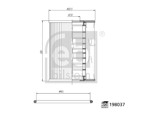 FEBI BILSTEIN 198037 Ölfilter