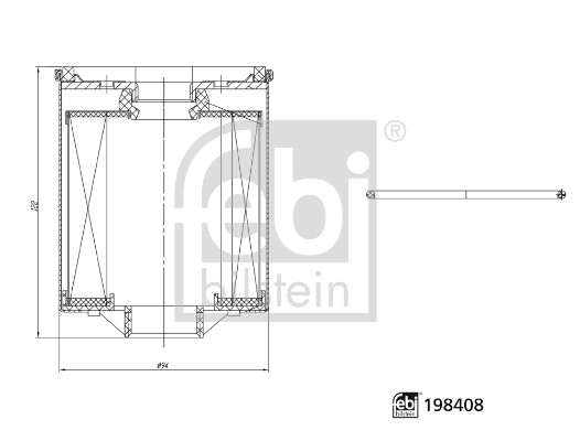 FEBI BILSTEIN 198408 Kraftstofffilter