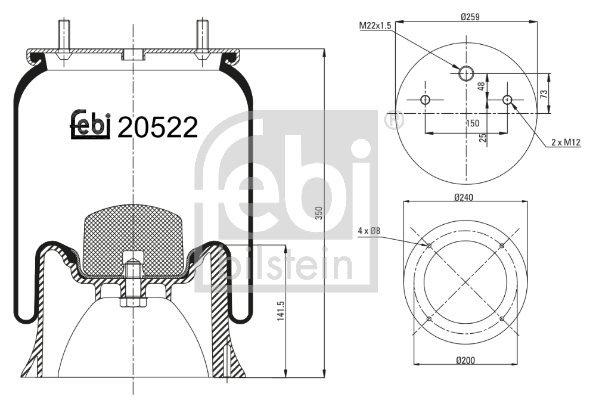 FEBI BILSTEIN 20522 Burduf,...