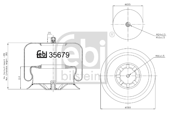 FEBI BILSTEIN 35679 Burduf,...