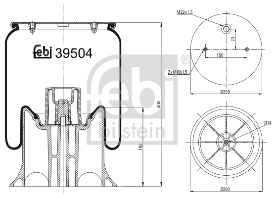 FEBI BILSTEIN 39504 Burduf,...