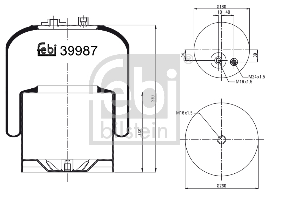 FEBI BILSTEIN 39987 Burduf,...