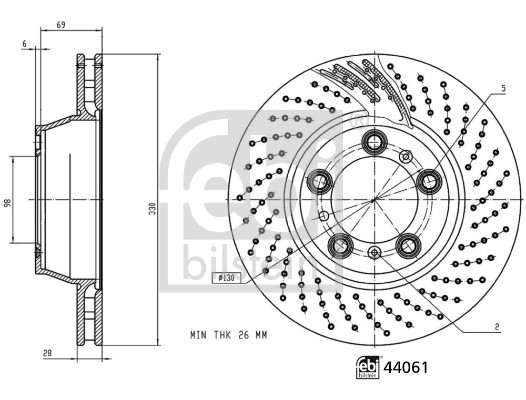 FEBI BILSTEIN 44061 Brzdový...