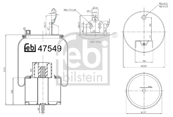 FEBI BILSTEIN 47549 Burduf,...