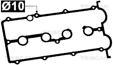 TRISCAN 515-4051 Packning, ventilkåpa