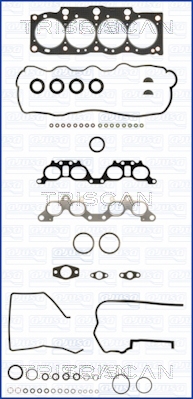 TRISCAN 598-7566 Packningssats, topplock