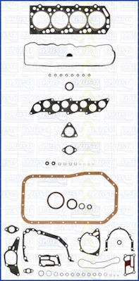 TRISCAN 599-4216 Hel packningssats, motor