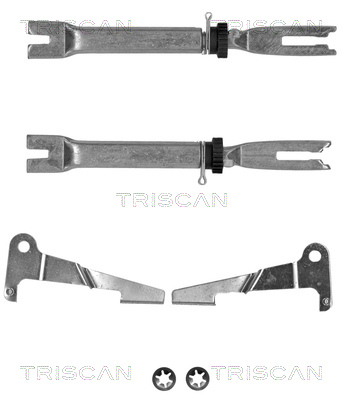 TRISCAN 8105 103011 Inställning, trumbroms