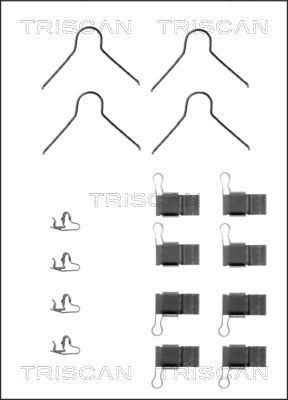 TRISCAN 8105 131597 Tillbehörssats, skivbromsbelägg