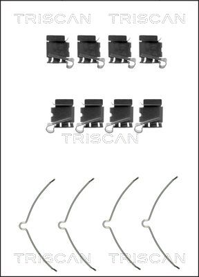 TRISCAN 8105 131635 Tillbehörssats, skivbromsbelägg