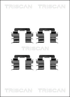 TRISCAN 8105 141587 Tillbehörssats, skivbromsbelägg