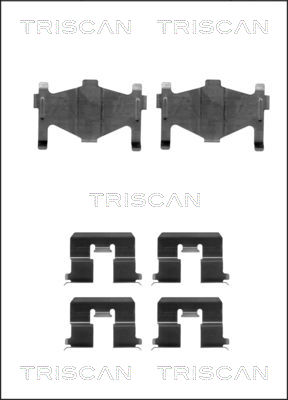 TRISCAN 8105 141591 Tillbehörssats, skivbromsbelägg