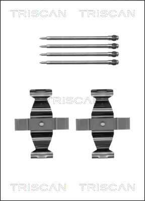 TRISCAN 8105 231612 Tillbehörssats, skivbromsbelägg