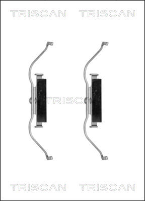 TRISCAN 8105 291612 Tillbehörssats, skivbromsbelägg