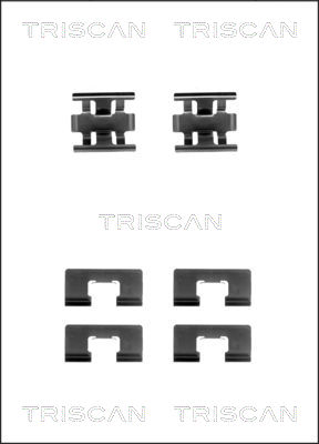 TRISCAN 8105 401606 Tillbehörssats, skivbromsbelägg