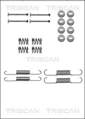 TRISCAN 8105 432007 Tillbehörssats, bromsbackar, parkeringsbroms