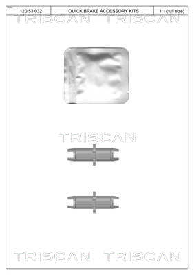 TRISCAN 8105 432596 Staginställning, bromssystem