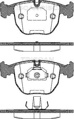 TRISCAN 8110 11006 Bromsbeläggssats, skivbroms