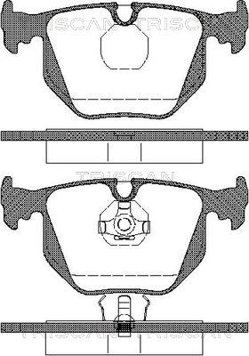 TRISCAN 8110 11013 Bromsbeläggssats, skivbroms