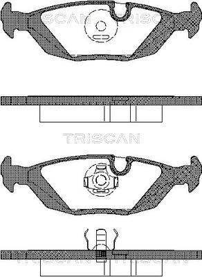 TRISCAN 8110 11099 Bromsbeläggssats, skivbroms