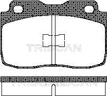 TRISCAN 8110 15130 Bromsbeläggssats, skivbroms