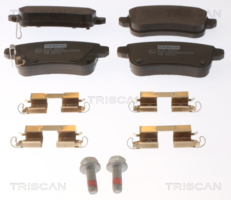 TRISCAN 8110 25055 Bremsbelagsatz, Scheibenbremse
