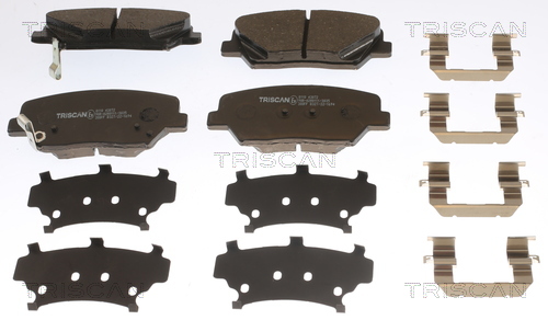 TRISCAN 8110 43072 Bremsbelagsatz, Scheibenbremse
