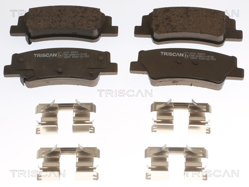 TRISCAN 8110 43074 Bremsbelagsatz, Scheibenbremse
