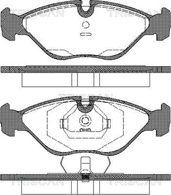 TRISCAN 8110 65985 Bromsbeläggssats, skivbroms