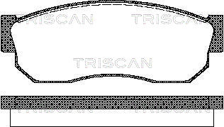 TRISCAN 8110 68177 Bromsbeläggssats, skivbroms