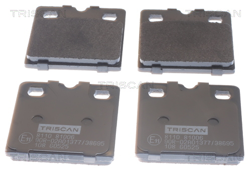 TRISCAN 8110 81006 Bremsbelagsatz, Scheibenfeststellbremse