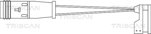 TRISCAN 8115 10009 Varningssensor, bromsbeläggslitage