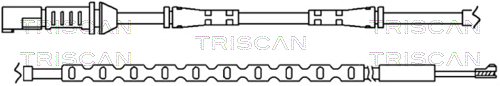 TRISCAN 8115 11048 Varningssensor, bromsbeläggslitage