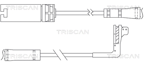 TRISCAN 8115 11054 Varningssensor, bromsbeläggslitage