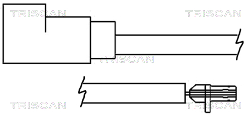 TRISCAN 8115 16001 Varningssensor, bromsbeläggslitage