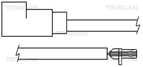 TRISCAN 8115 16002 Varningssensor, bromsbeläggslitage