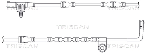 TRISCAN 8115 17007 Varningssensor, bromsbeläggslitage