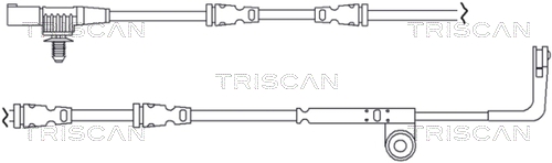 TRISCAN 8115 17008 Varningssensor, bromsbeläggslitage