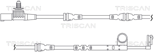 TRISCAN 8115 17011 Varningssensor, bromsbeläggslitage