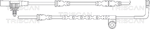 TRISCAN 8115 17016 Varningssensor, bromsbeläggslitage