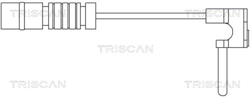 TRISCAN 8115 23002 Varningssensor, bromsbeläggslitage