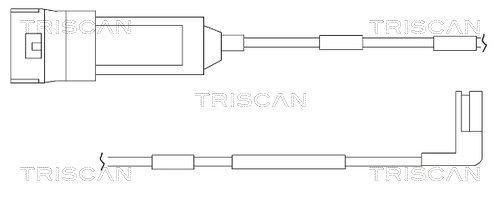 TRISCAN 8115 24002 Varningssensor, bromsbeläggslitage