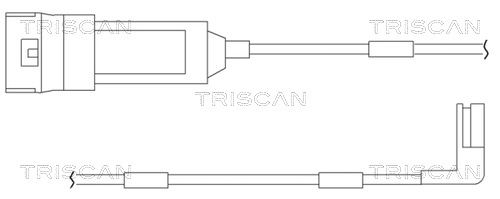 TRISCAN 8115 24004 Varningssensor, bromsbeläggslitage