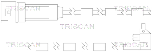 TRISCAN 8115 24007 Varningssensor, bromsbeläggslitage