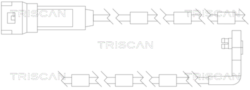 TRISCAN 8115 24010 Varningssensor, bromsbeläggslitage