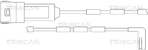 TRISCAN 8115 24016 Varningssensor, bromsbeläggslitage