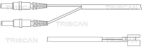 TRISCAN 8115 28001 Varningssensor, bromsbeläggslitage