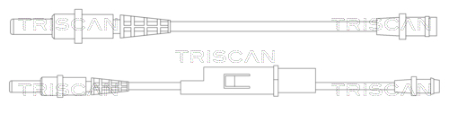 TRISCAN 8115 38003 Varningssensor, bromsbeläggslitage