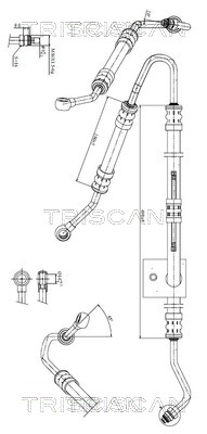 TRISCAN 8516 11001 Hydraulikschlauch, Lenkung