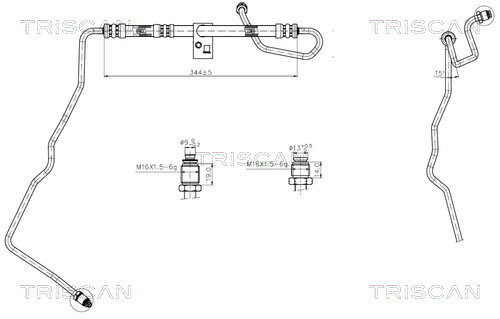 TRISCAN 8516 13001 Hydraulikschlauch, Lenkung
